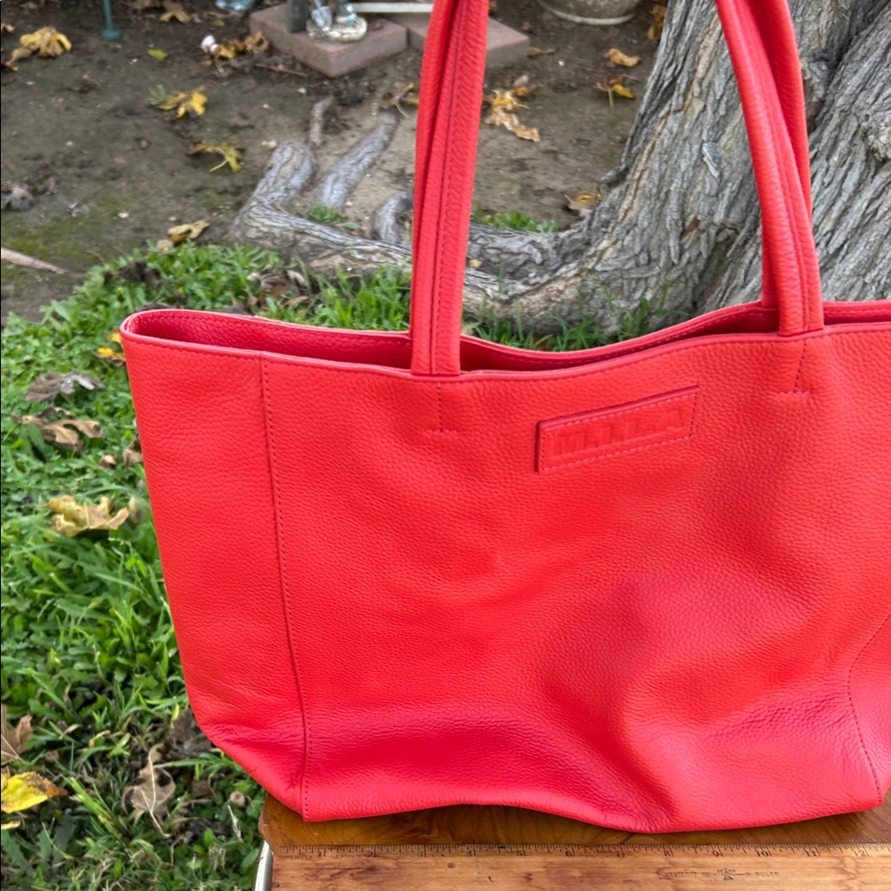 M.I.L.A.  leather tote bag